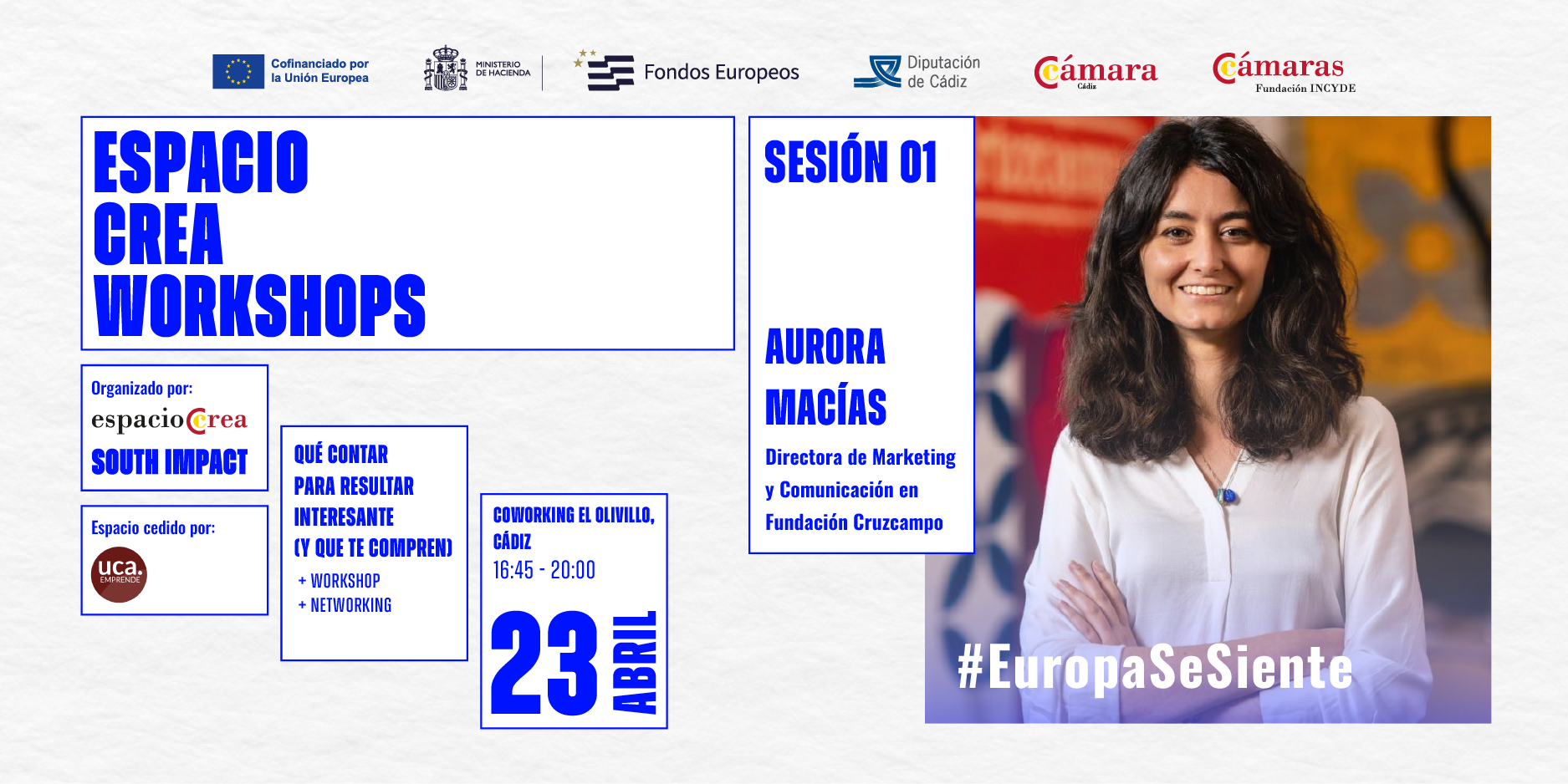 Espacio Crea Workshop | 1ra edición