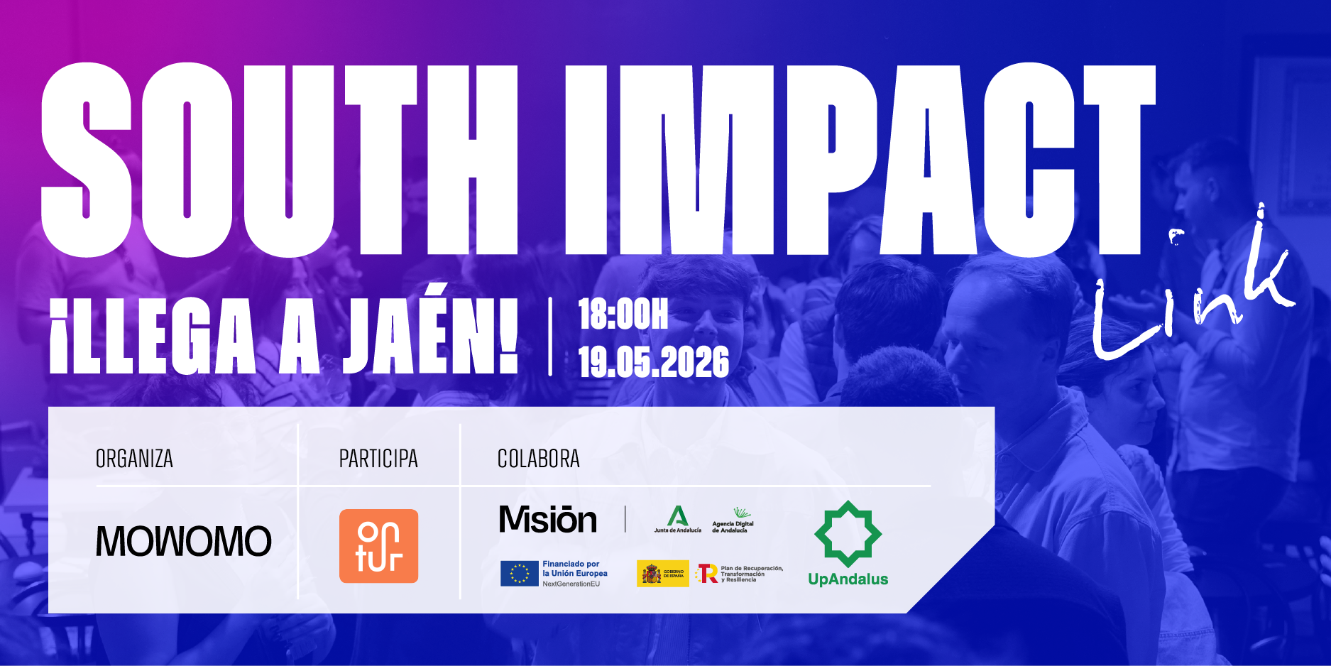 South Impact Link Jáen: Cómo montar una startup y acercarte a tu primer millón (desde Jaén)